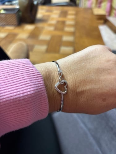 Customer photo review of An Meine Tochter - Unendlichkeit Herz Armband – Für Immer Verbunden