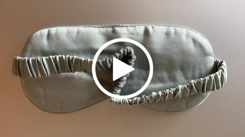 Customer video review of Vegan Eucalyptus Silk Eyemask