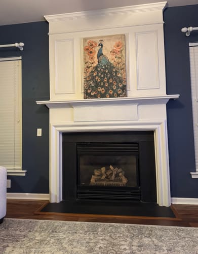 Customer photo review of Enchanted Peacock Print