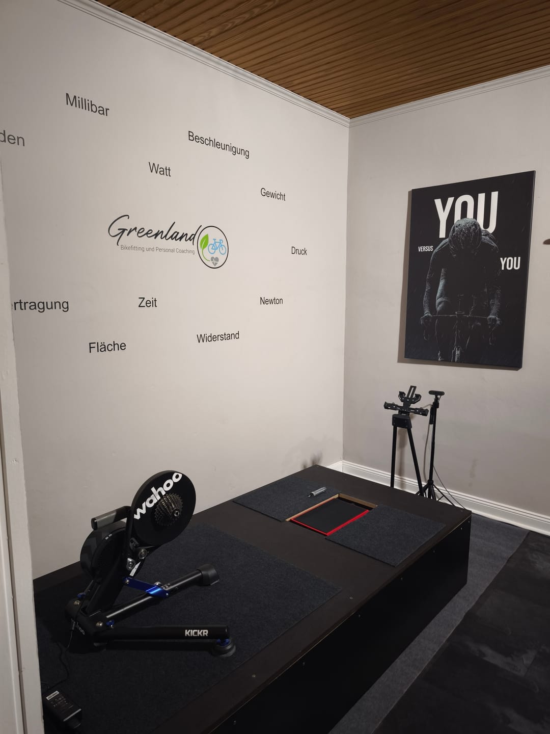 Customer photo review of "You vs. You" Motivationsposter Rennrad