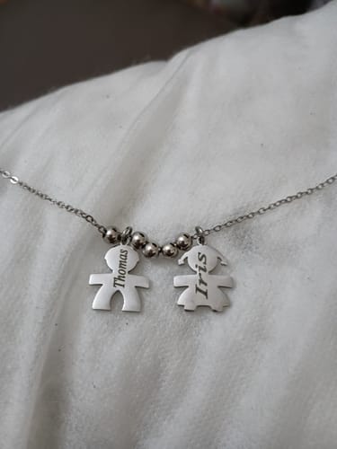 Customer photo review of Collana con bambini - I Miei Tesori