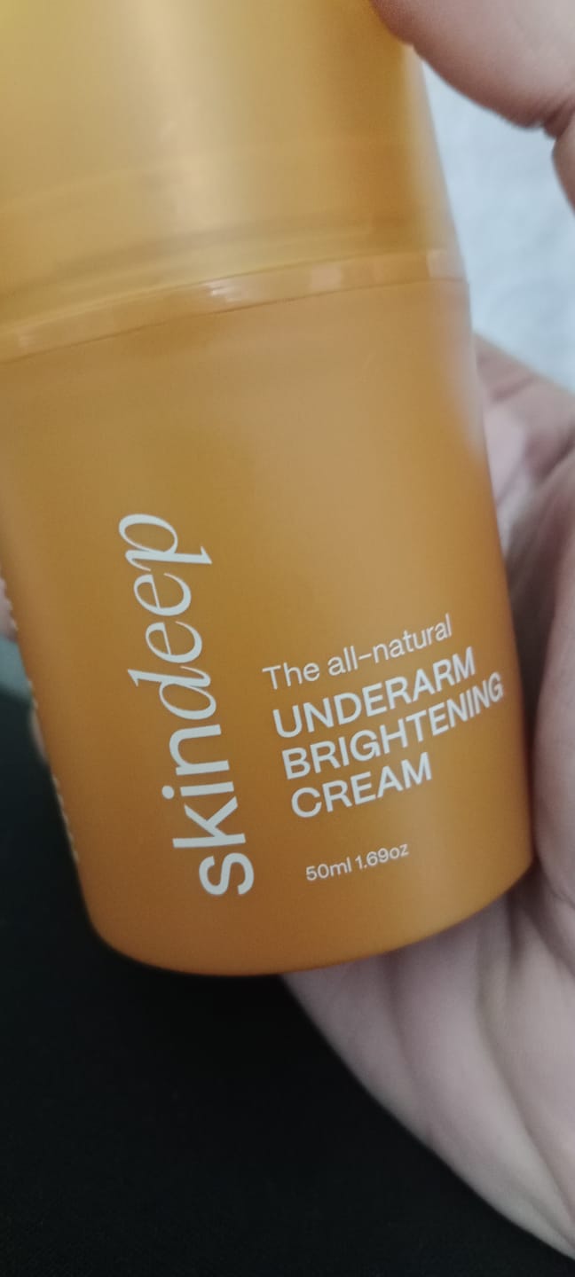 Customer photo review of THE ALL-NATURAL UNDERARM BRIGHTENING CREAM