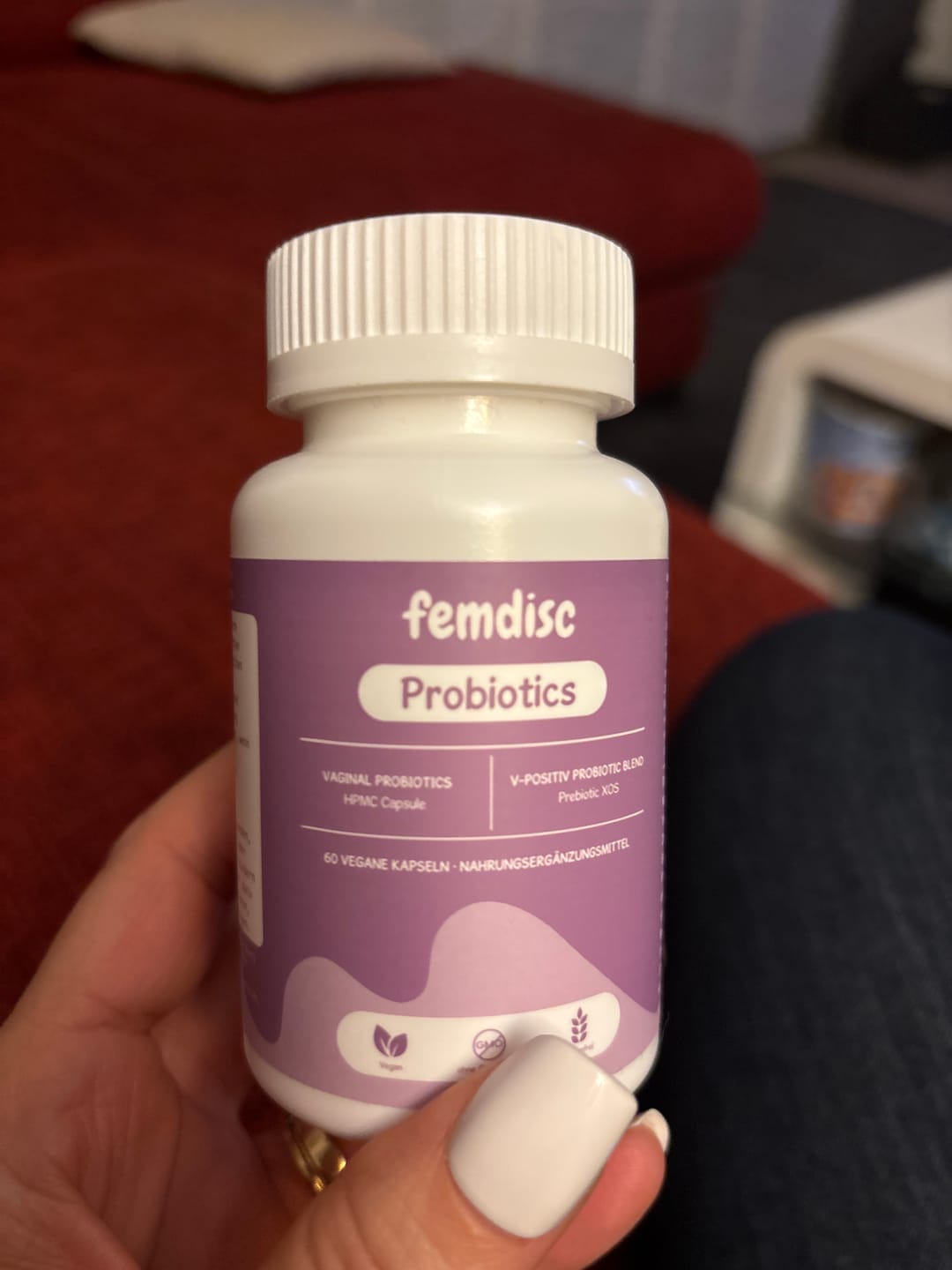 Customer photo review of femdisc vaginal Probiotics