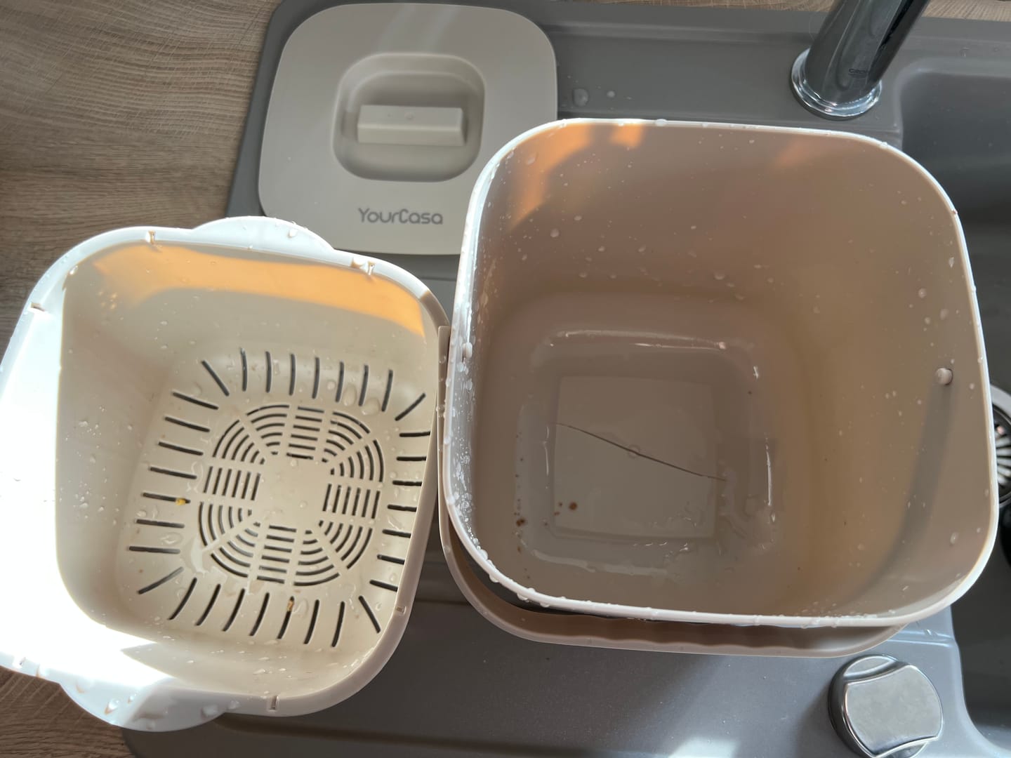 Customer photo review of YourCasa® Biomülleimer Küche 4L - Spülmaschinenfest & geruchsdicht