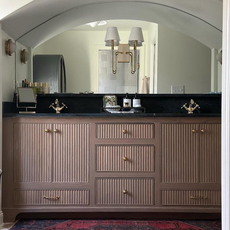 Customer photo review of Brass Single Hole Bathroom Faucet - Bath Vanity Faucet