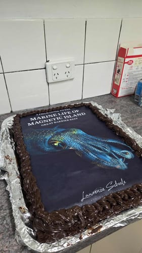 Customer photo review of A3 Rectangle Custom Edible Icing Image