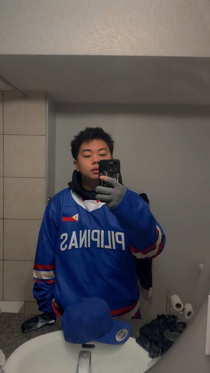 Customer photo review of Philippines Heritage Custom Hockey Jersey
