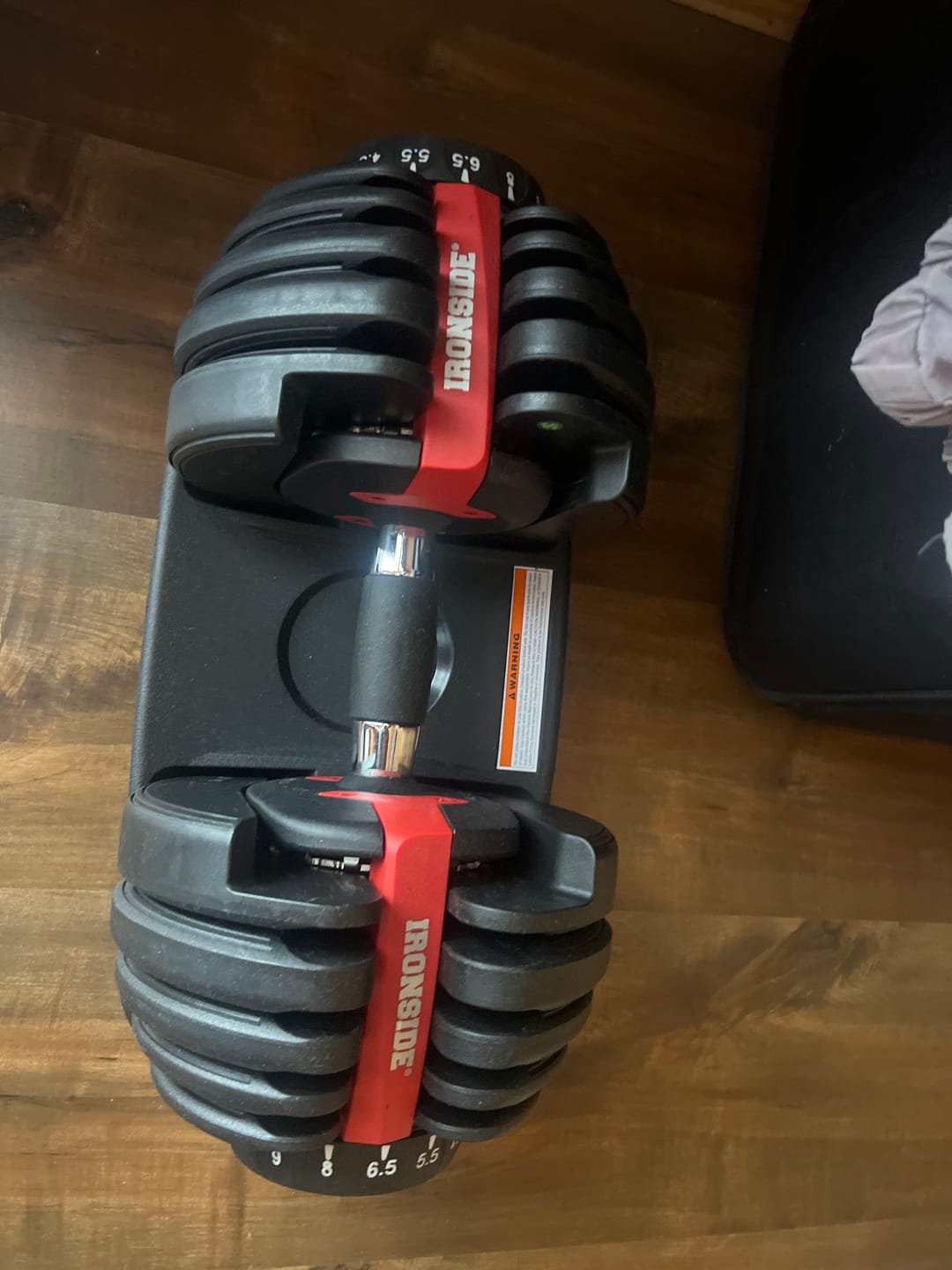 Customer photo review of Mancuerna Ajustable 24 kg IRONSIDE