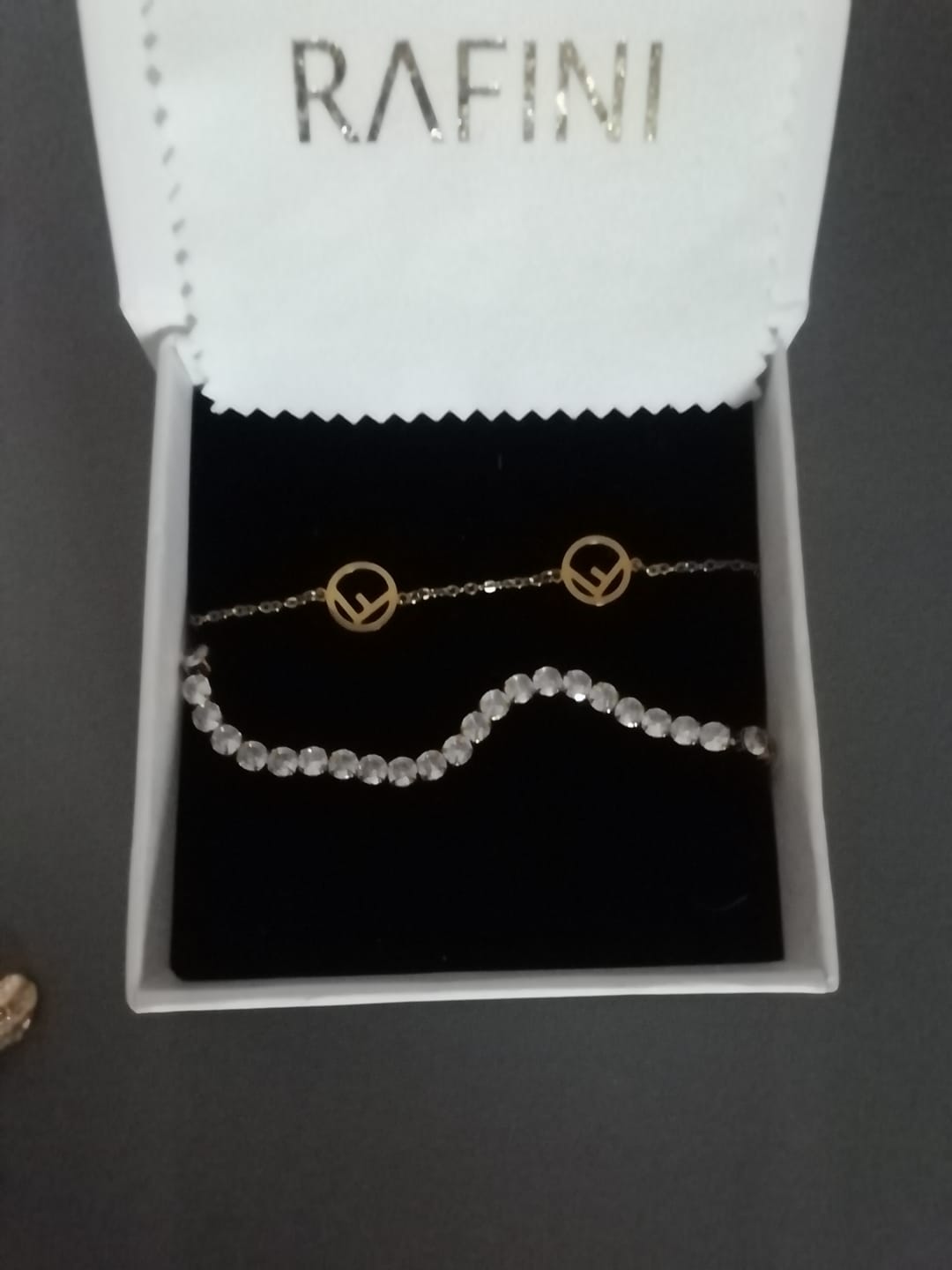 Customer photo review of Bratara Tennis Gold, 4mm