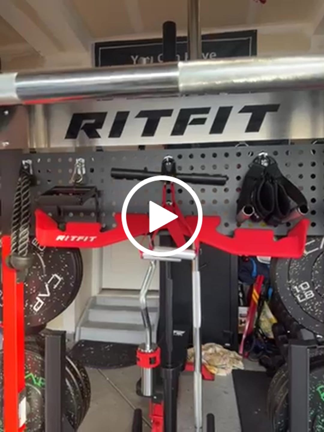 Customer video review of RitFit Exercise Handles for Cable Machine