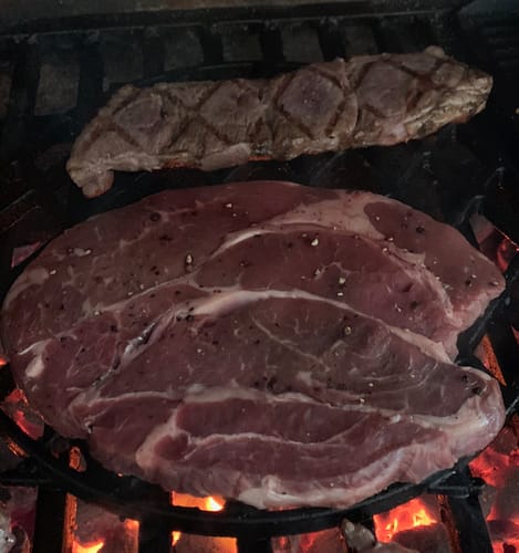 Reseña con foto de un cliente sobre Diezmillo Steak