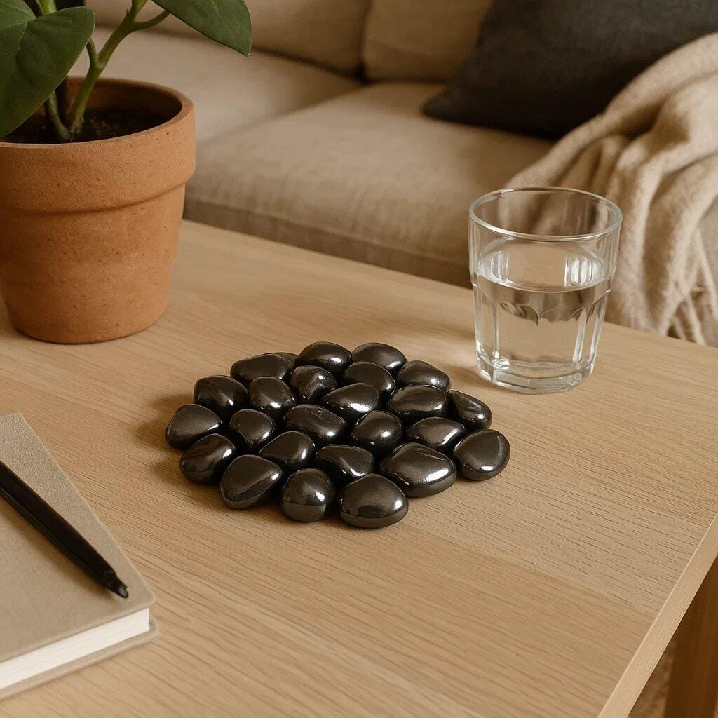 Customer photo review of Shakti Raksha – Protective Hematite Stones