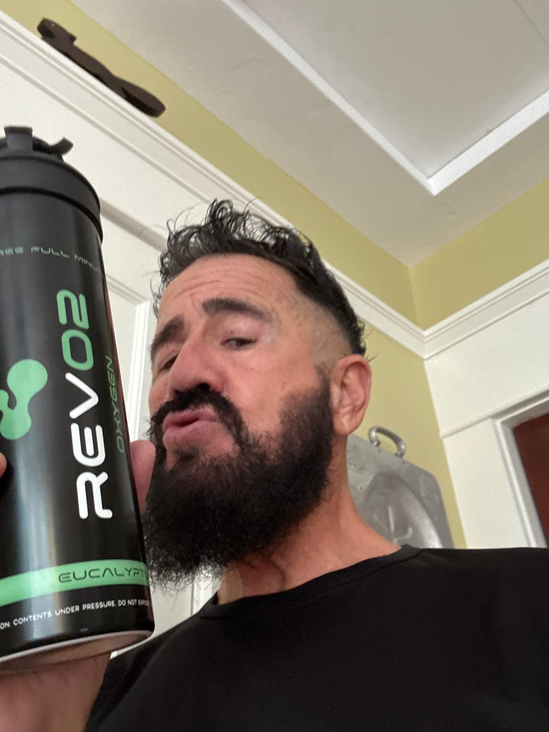 Customer photo review of Eucalyptus Infused 98% Pure Oxygen