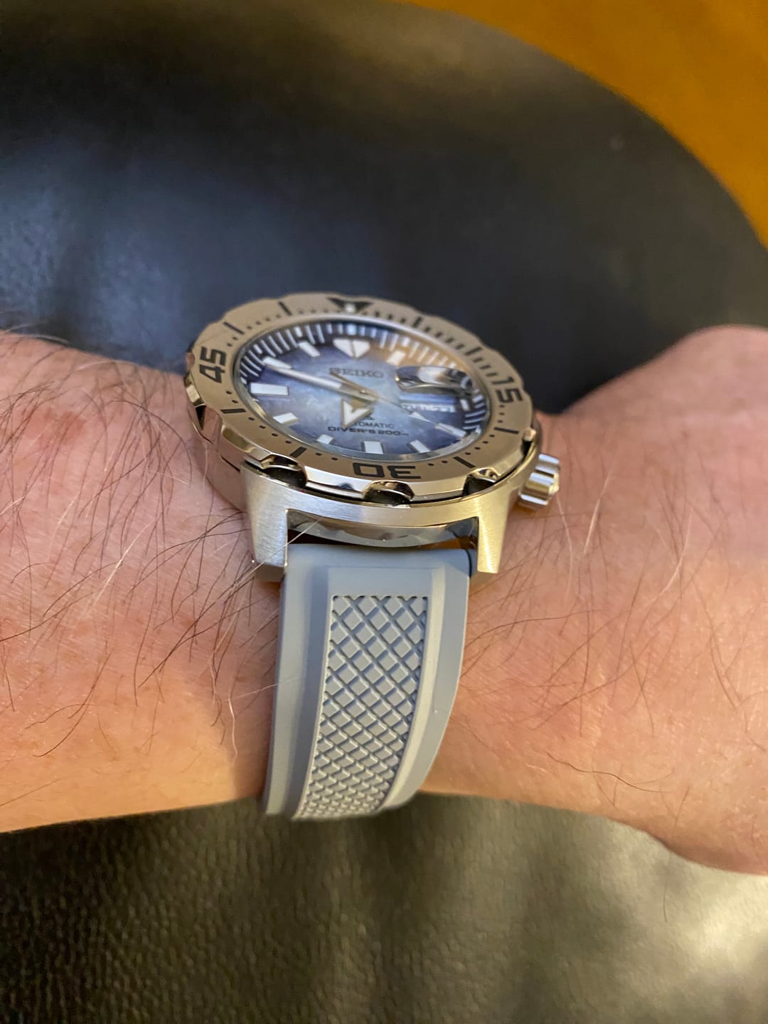 Customer photo review of Crosshatch Rubber - Blue