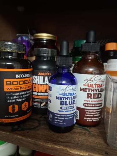 Customer photo review of Ultra Methylene Blue - Fresh Mint Flavor