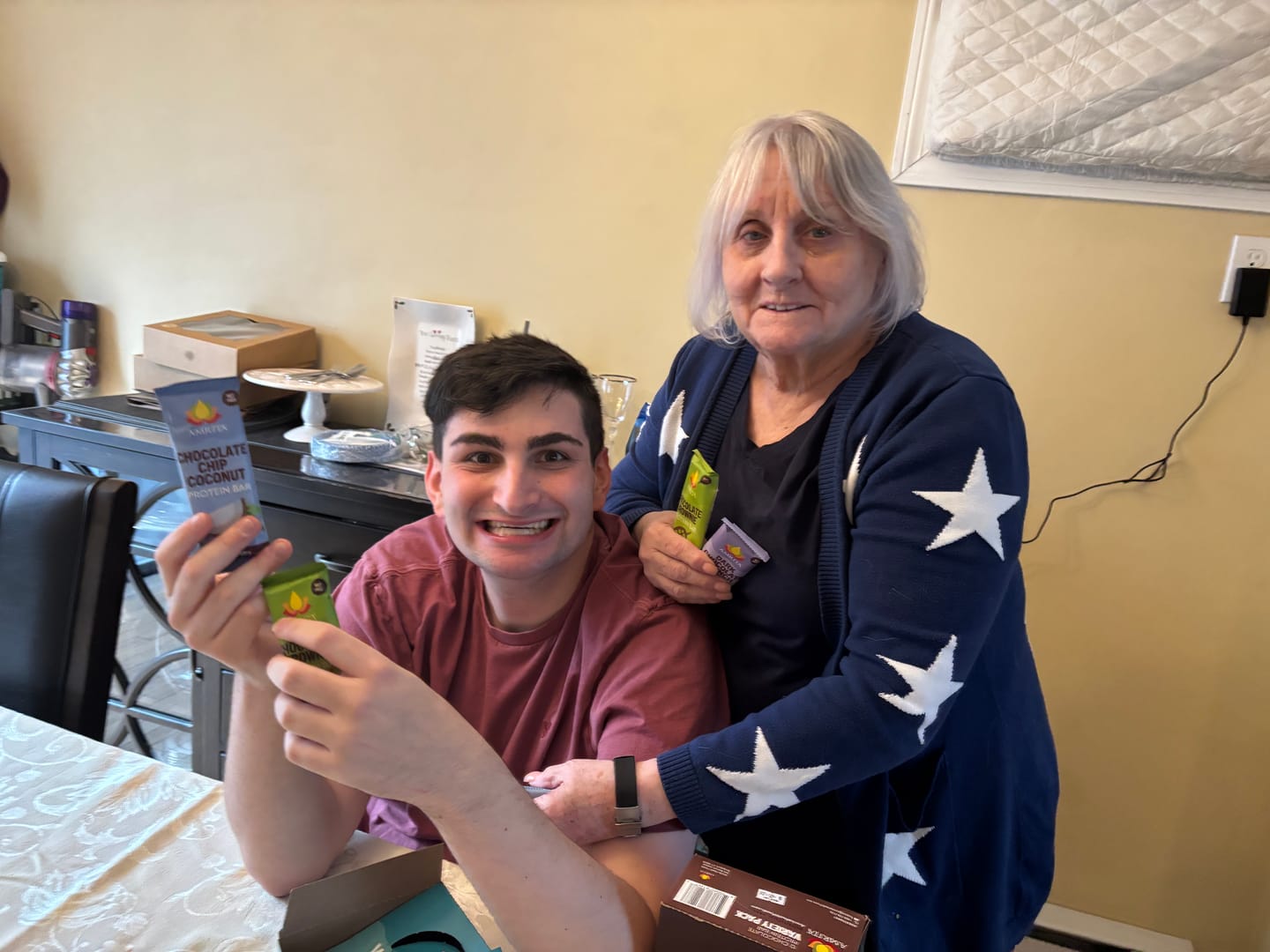 Customer photo review of High Protein Bars Variety Pack