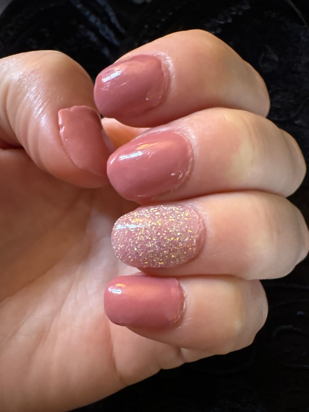 Customer photo review of Diamond White Dipping Powder