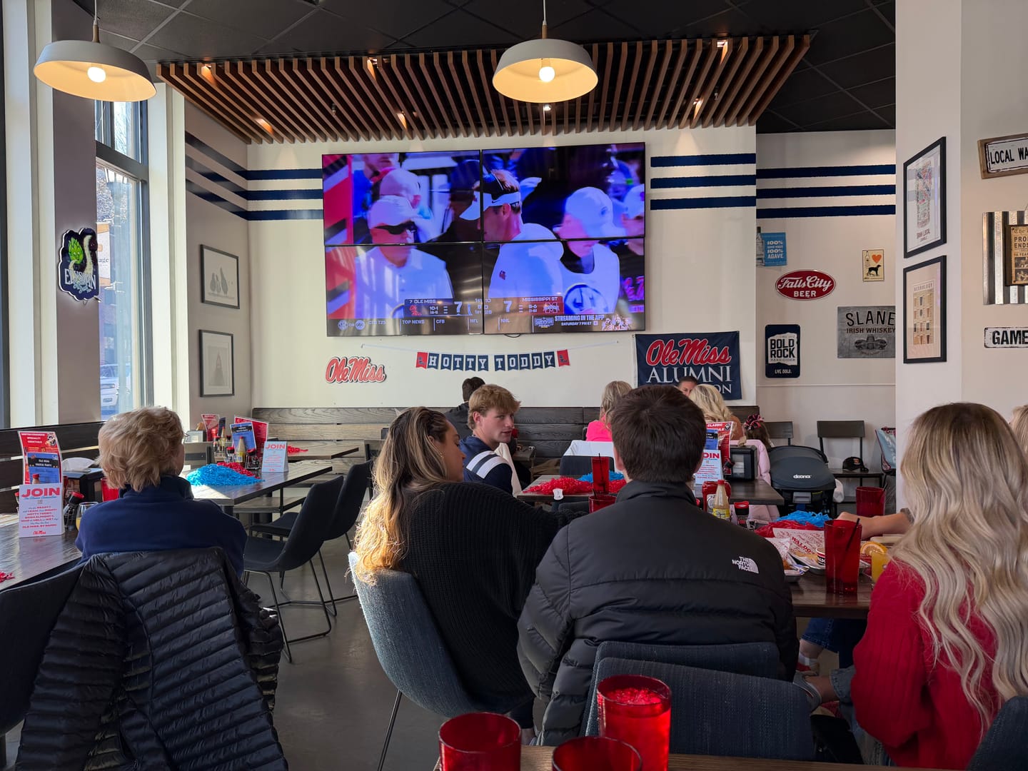 Customer photo review of Mississippi Ole Miss Script 3D Vintage Metal Wall Art