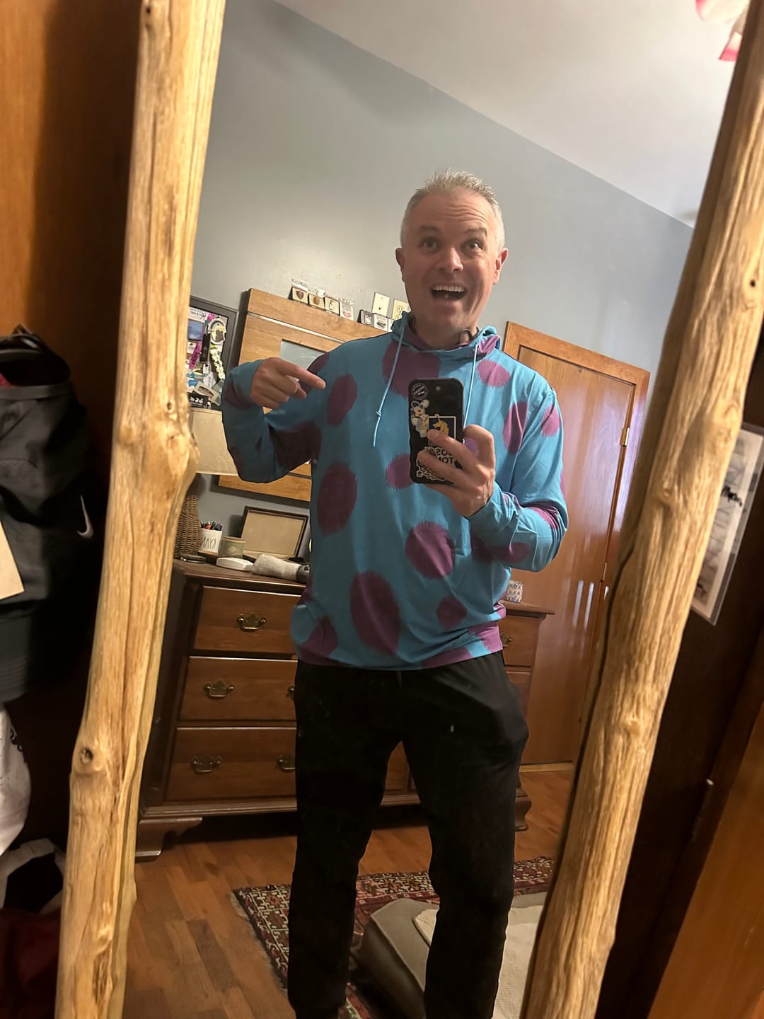 Customer photo review of Disney and Pixar Monsters, Inc. "Sulley" – Performance Hoodie