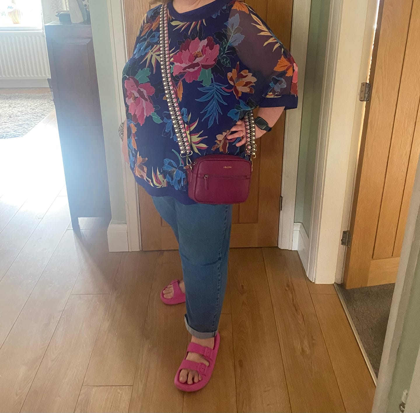 Customer photo review of Gigi Crossbody - Orchid
