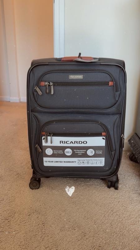 Customer photo review of Montecito 3.0 Softside Carry-On Expandable Spinner