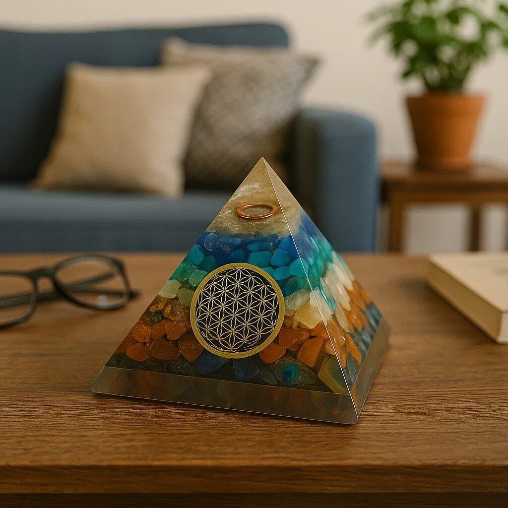 Customer photo review of Premium Vastu Mandir Holistic Health Pyramid – Aura Cleansing, Life Force Harmony, and Chakra Alignment | Best Spiritual Remedy By Vastu Mandir