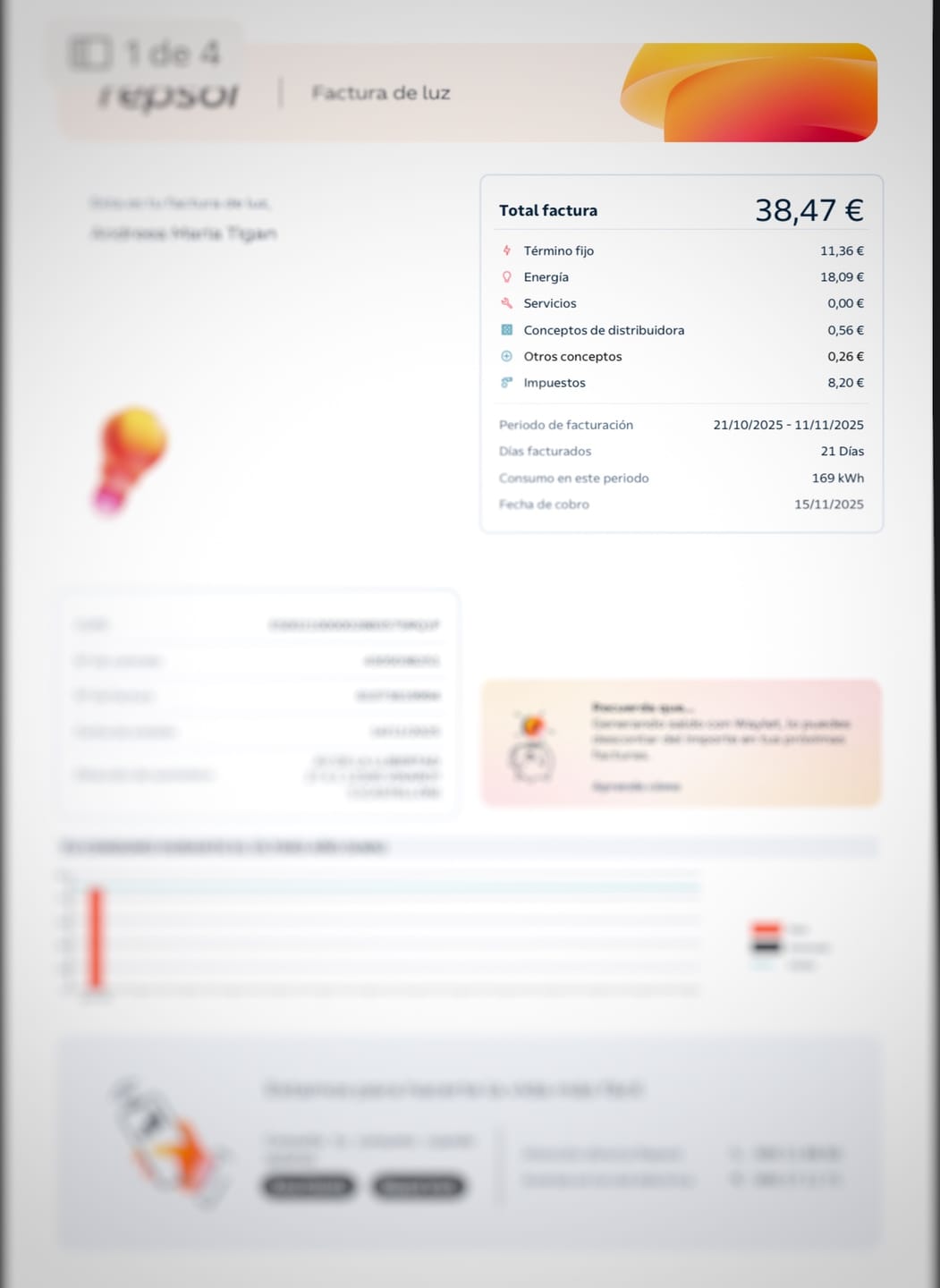 Customer photo review of Asesoría Energética