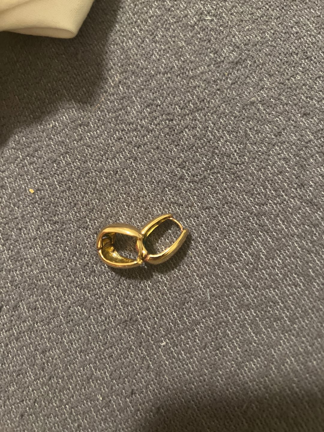Customer photo review of Classic Wide Hoop Earring - Gold