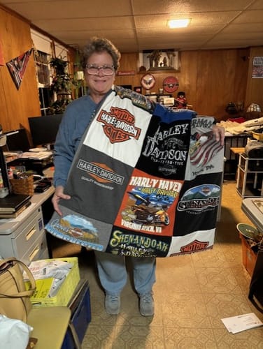Customer photo review of Premium T Shirt Quilt