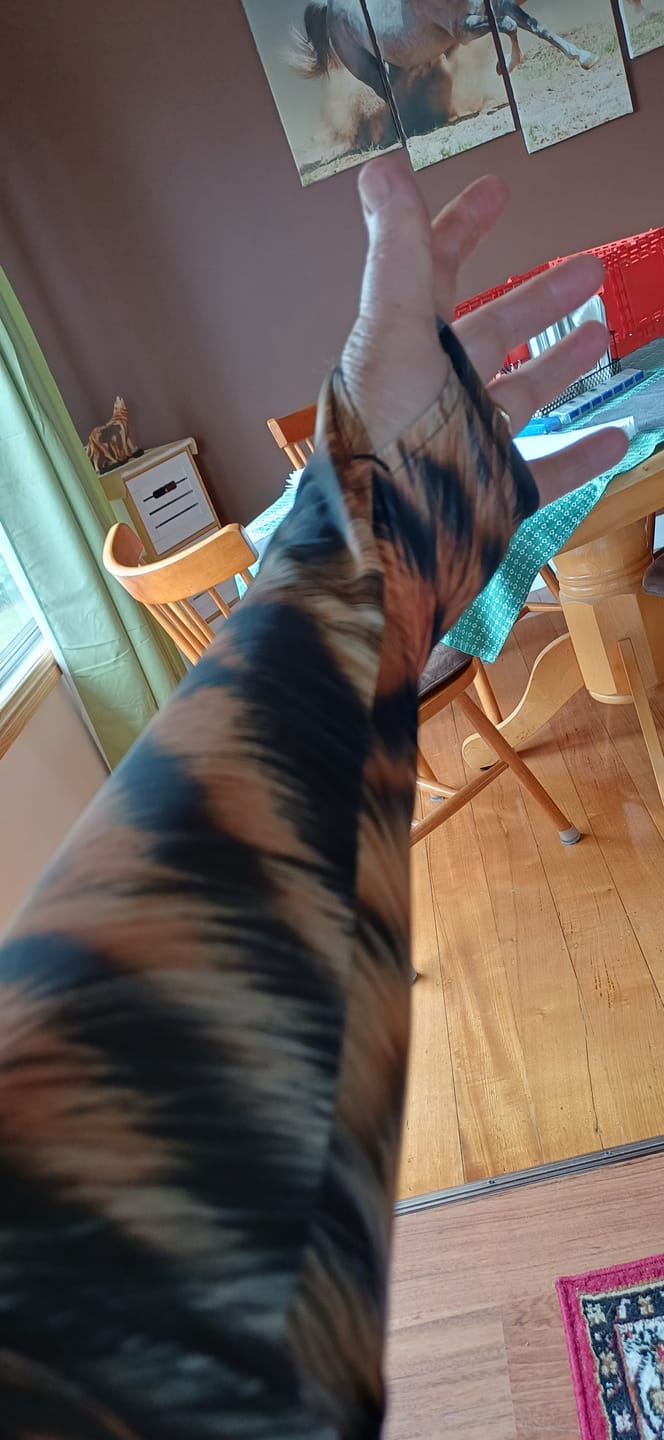 Customer photo review of Gardening Protection Sleeves - Tiger