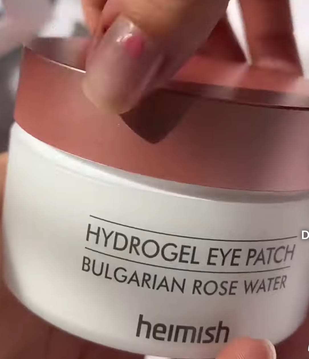 Customer photo review of Hidrogēla patči ar Bulgārijas rozes ekstraktu Heimish Eye Patch Bulgarian Rose Water