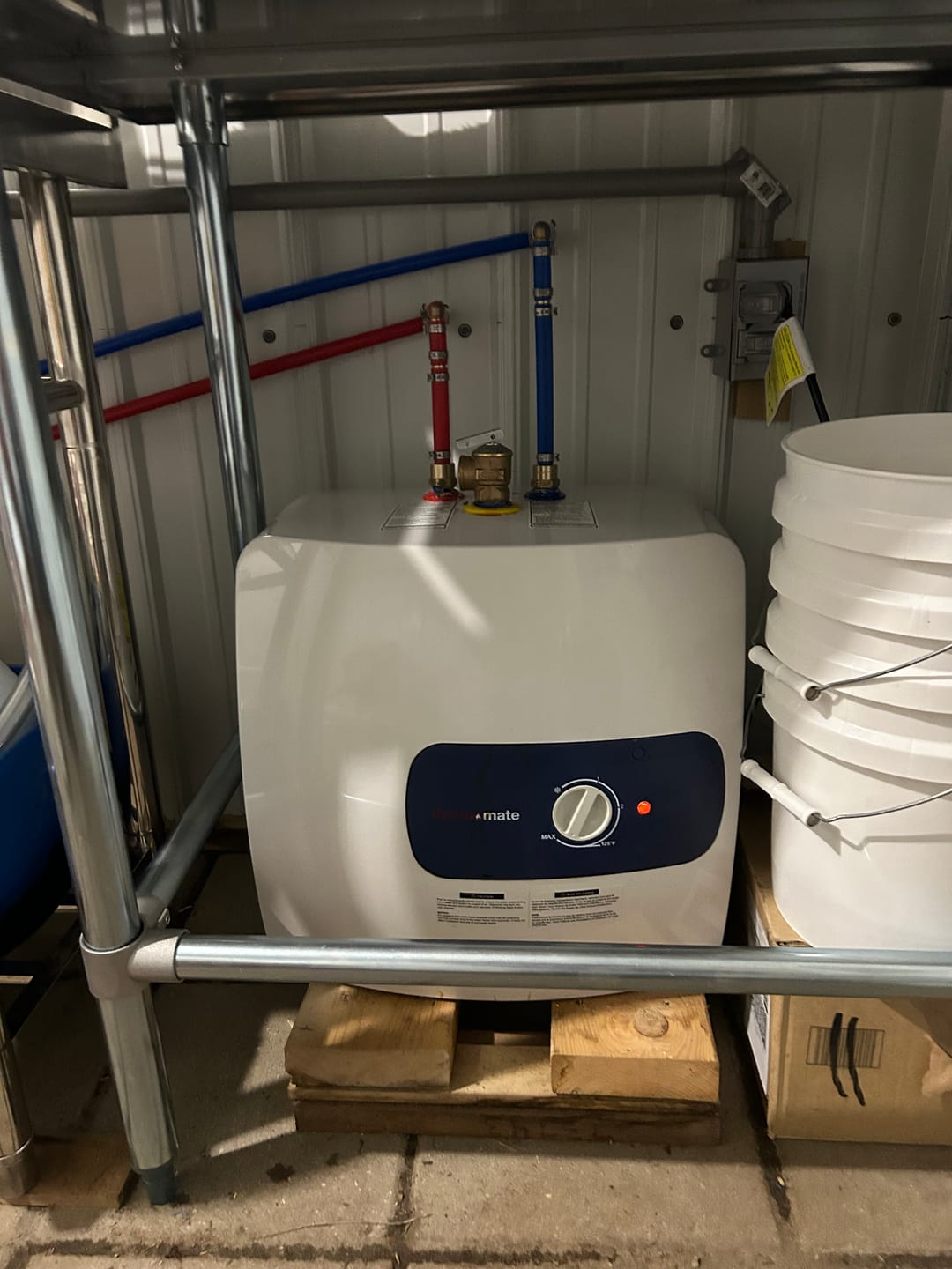 Customer photo review of 6.5 Gallon Electric Point of Use Water Heater - 120V