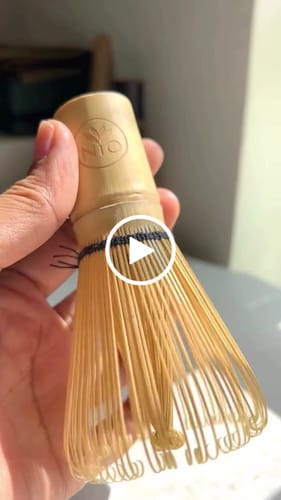 Customer video review of Matcha Bamboo Whisk