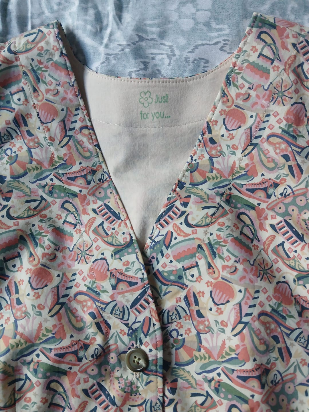 Customer photo review of Plain 100% Cotton Lawn Fabric