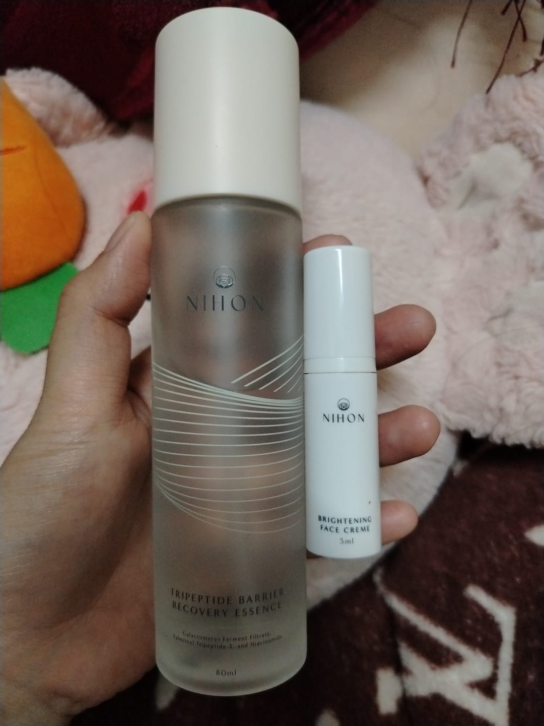 Customer photo review of 🎁 Brightening Face Creme Sachet (1.5ml) (100% off)