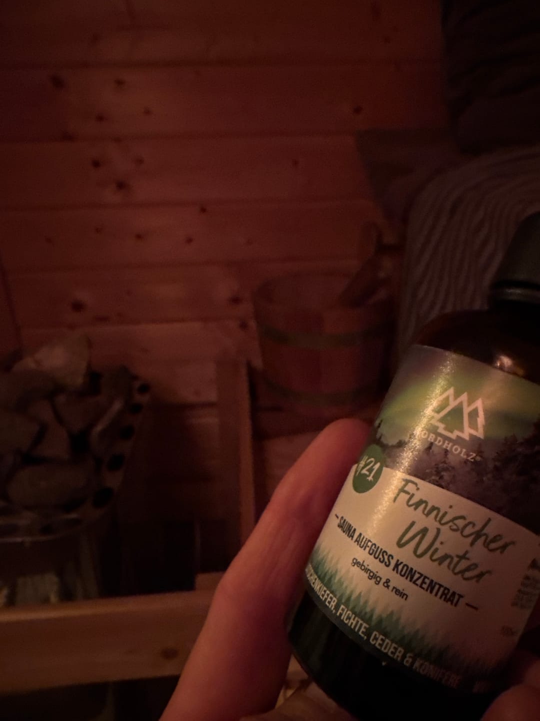 Customer photo review of Sauna Aufguss Konzentrat #21 Finnischer Winter