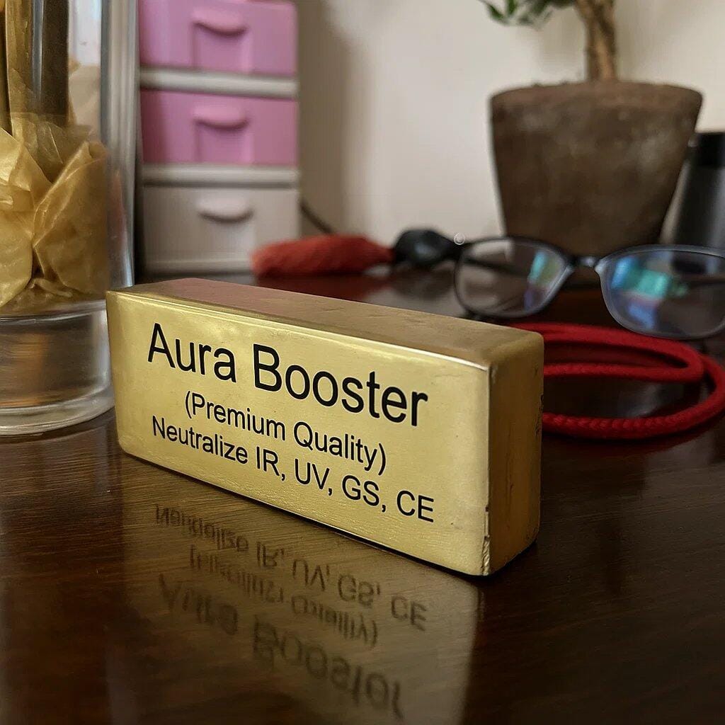 Customer photo review of Aura Booster