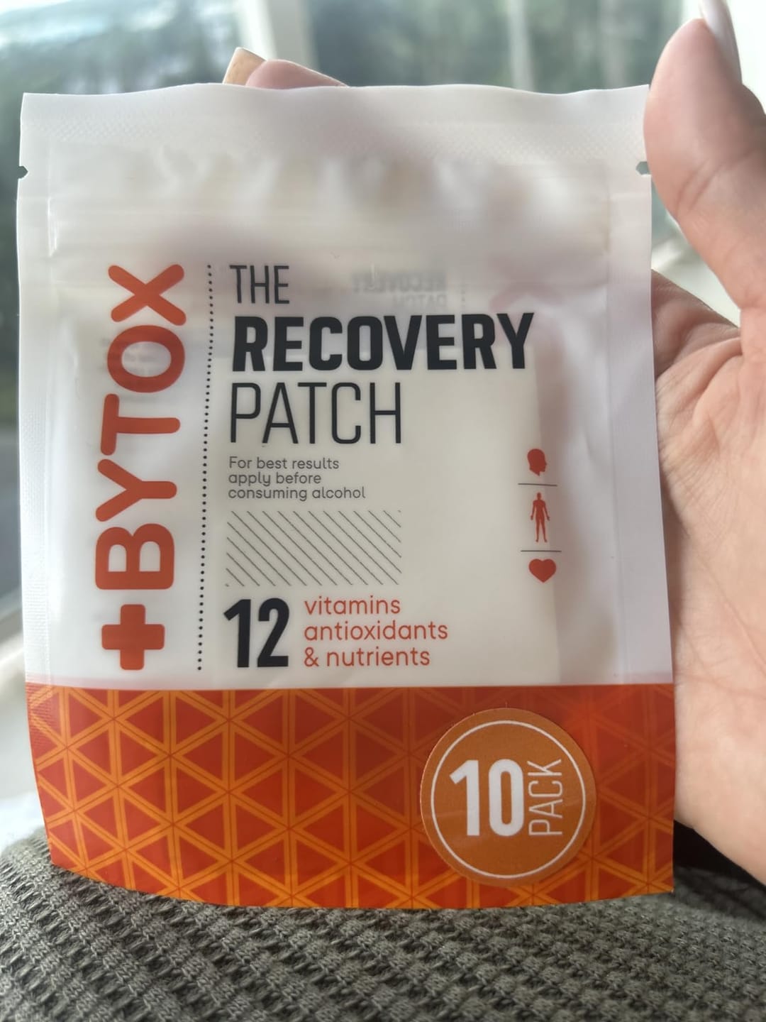 Customer photo review of BYTOX Recovery & Hangover Patch