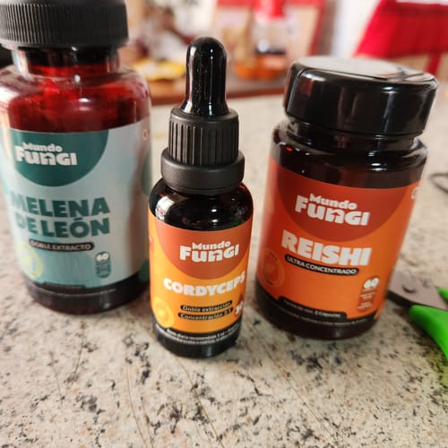 Customer photo review of Extracto Cordyceps - Gotas Ultra Concentrado