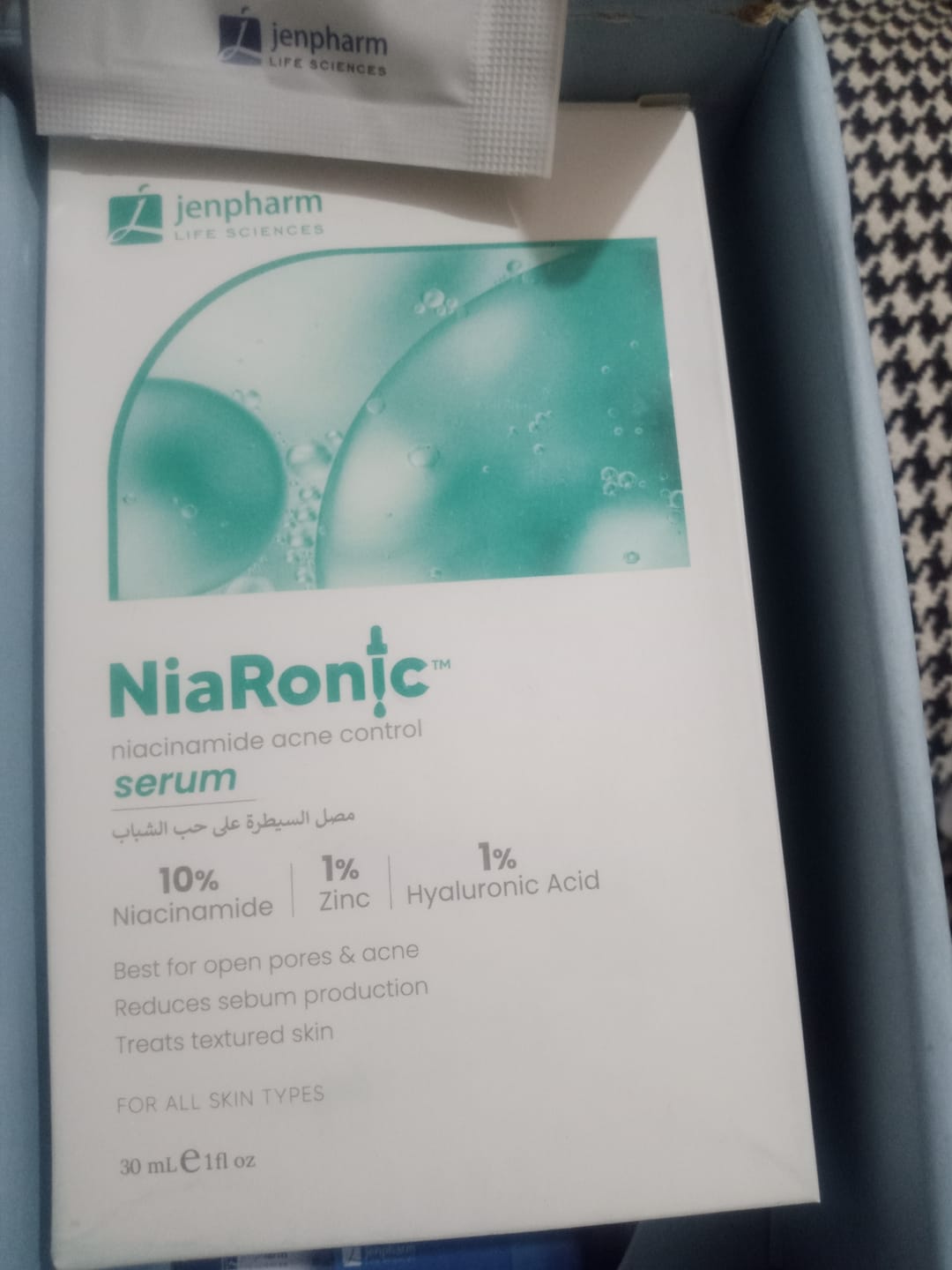 Customer photo review of NiaRonic Serum (Pore Minimizing)