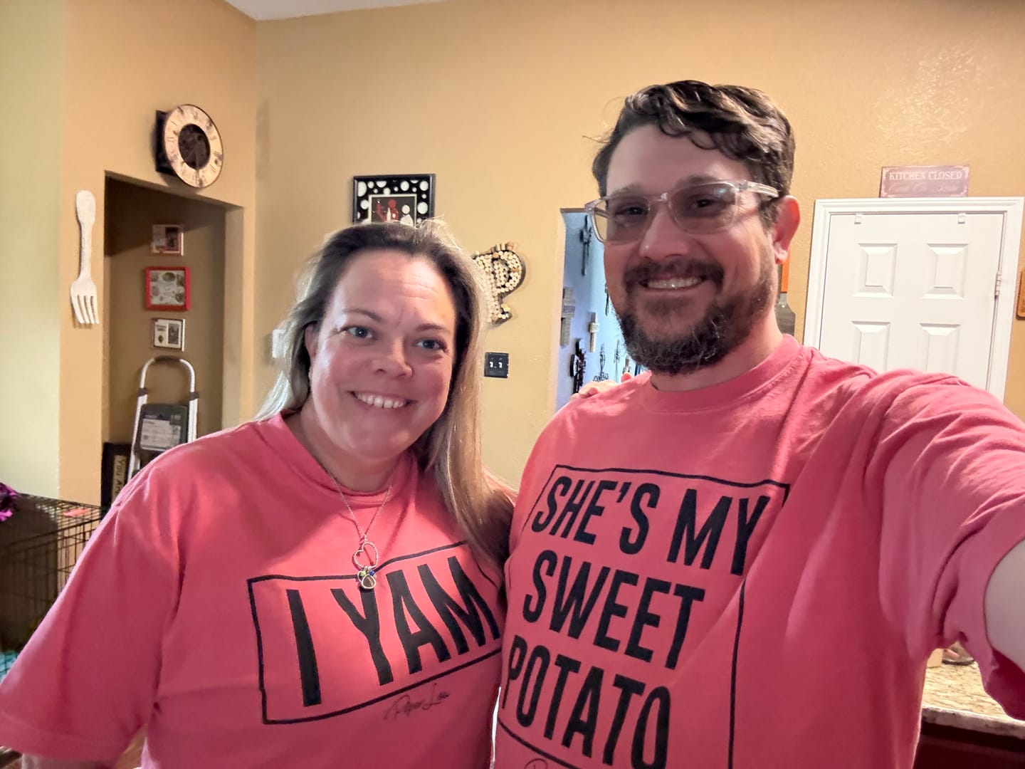 Customer photo review of She's My Sweet Potato Comfort Colors T-Shirt