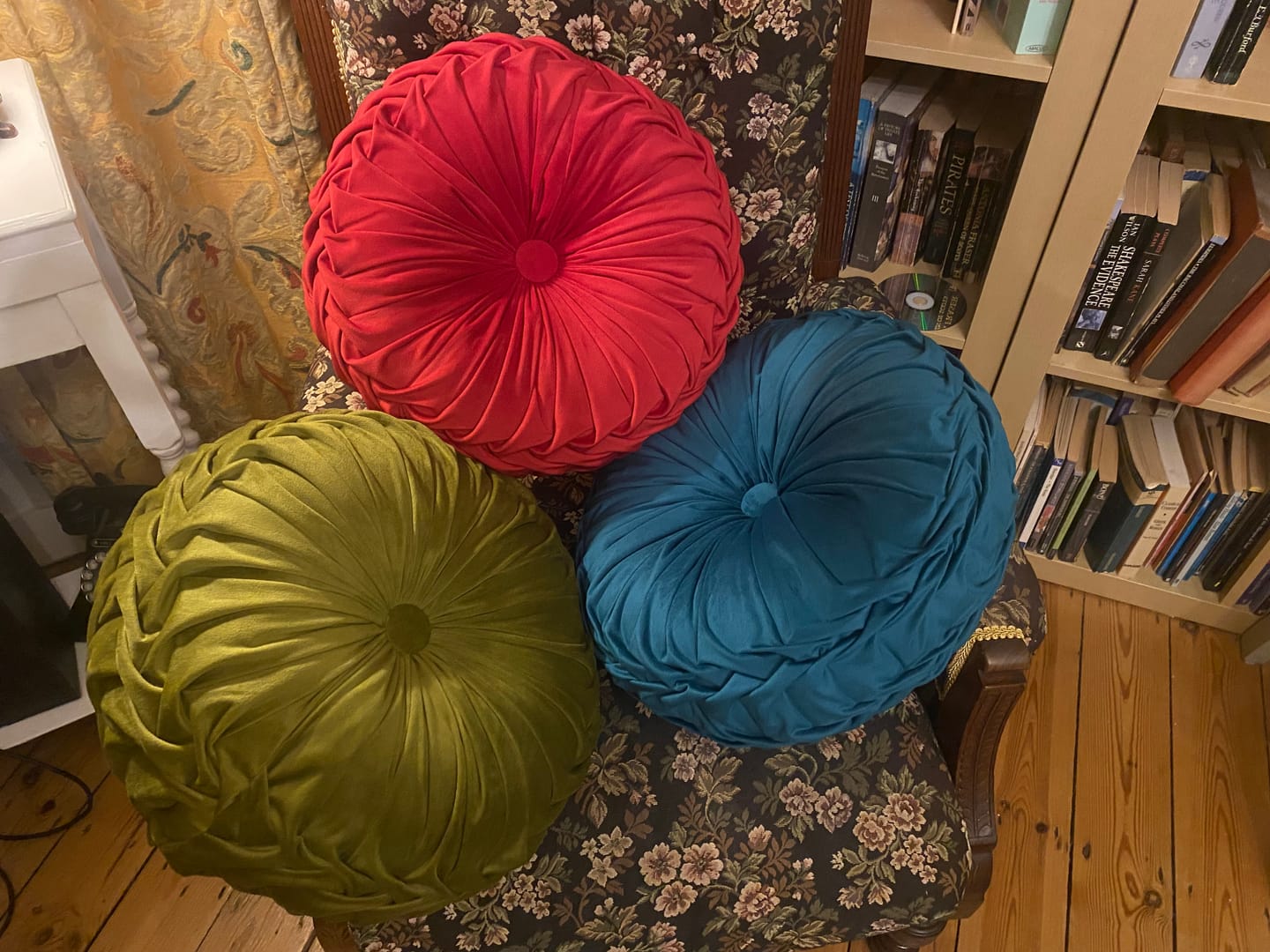 Customer photo review of Plain Upholstery Velvet Fabric