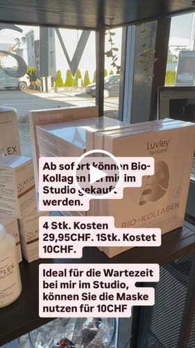Customer video review of Bio-Kollagen Gesichtsmaske