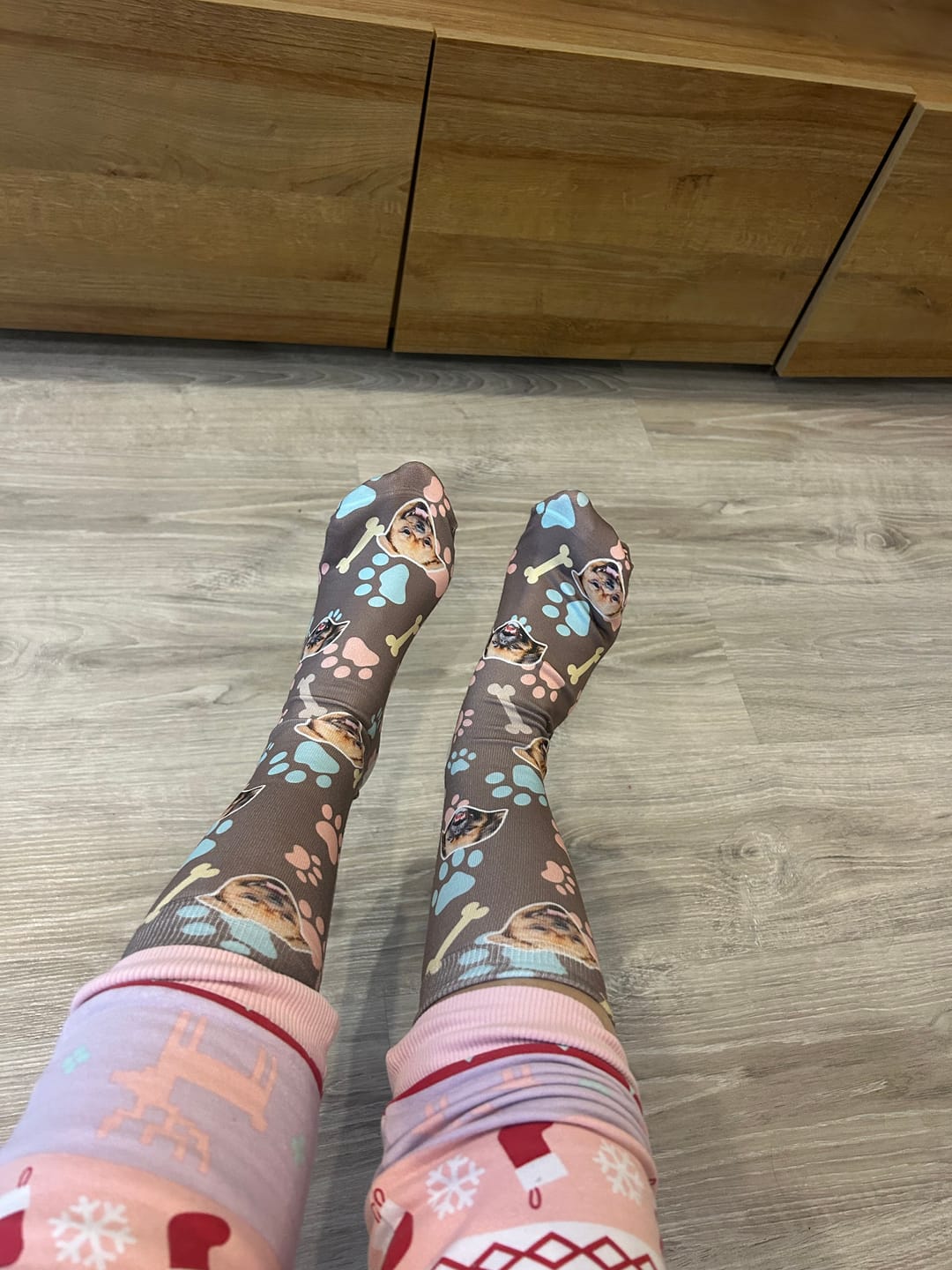 Customer photo review of Персонализирани Кучешки Чорапи