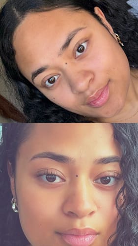 Customer photo review of LASH SERUM