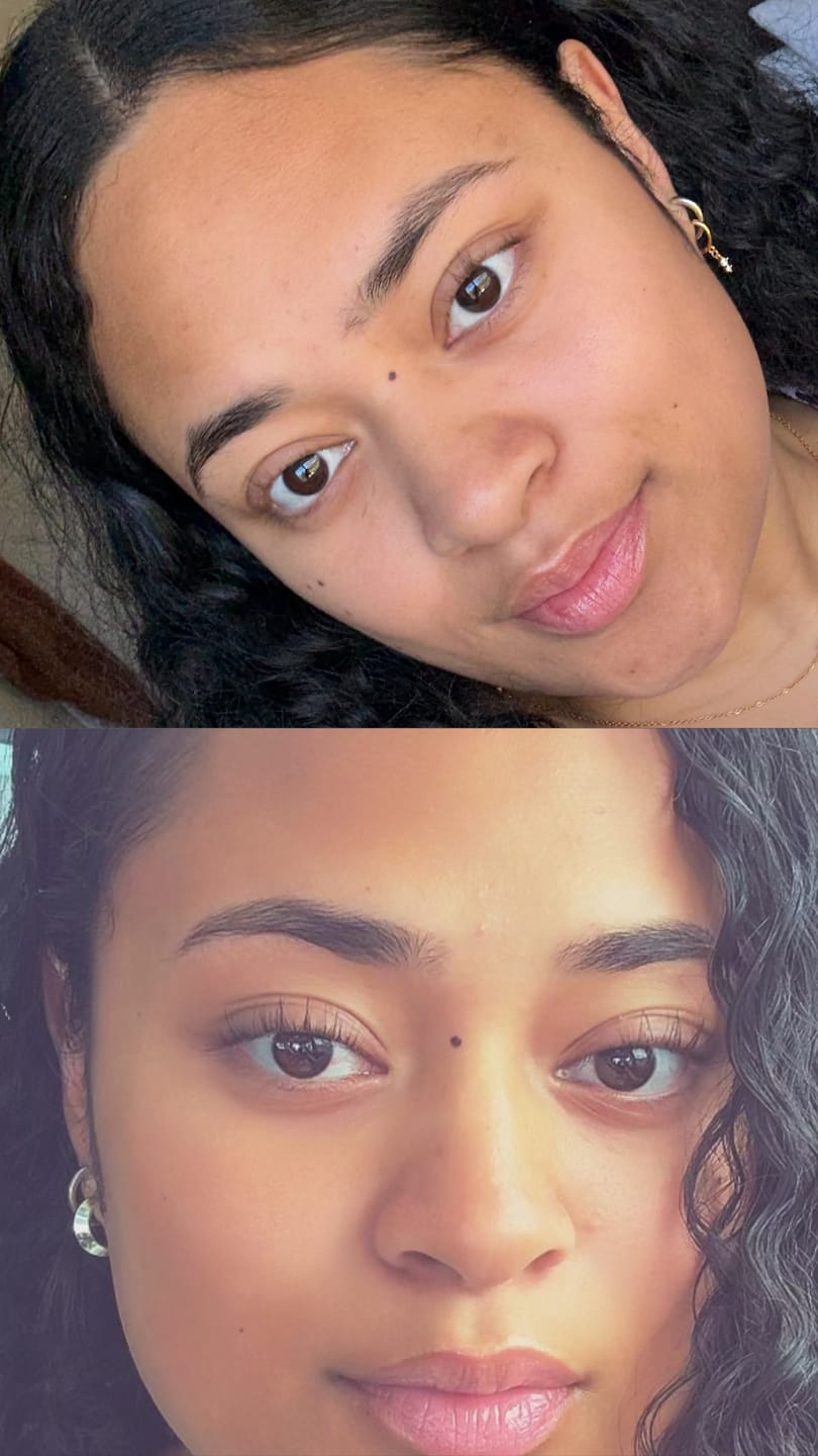 Customer photo review of LASH SERUM