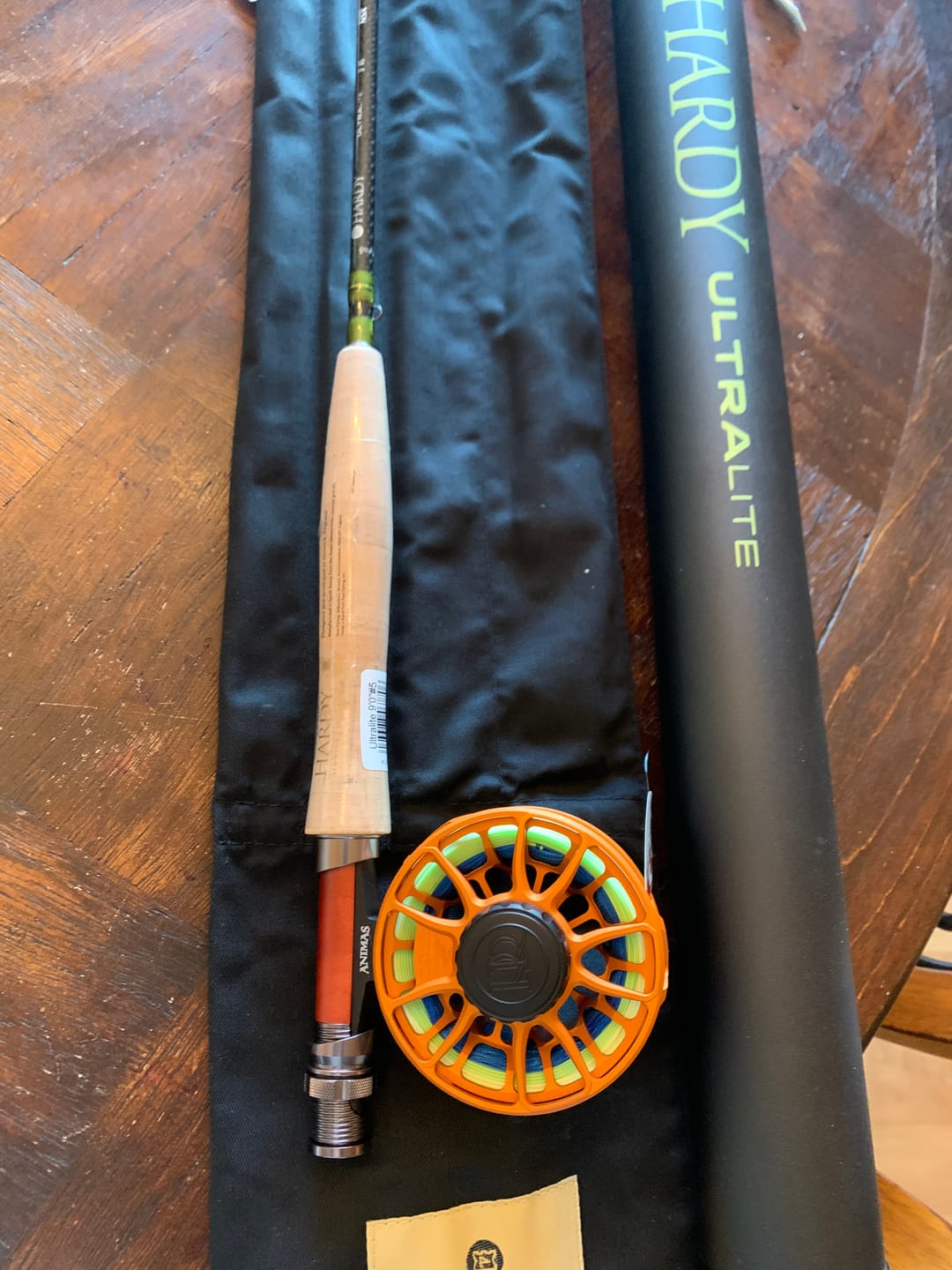 Customer photo review of Ross Animas Fly Reel - Limited Edition - Matte Pumpkin