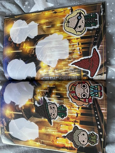 Customer photo review of Harry Potter Crystal Art Sticker Pack