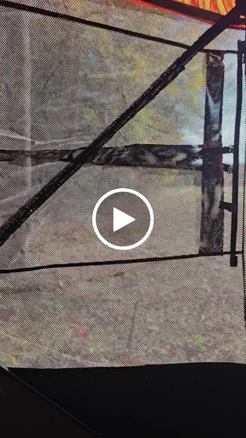 Customer video review of FLASH SALE VisMaster 270° See-through Hunting Blind with No-Trip Door