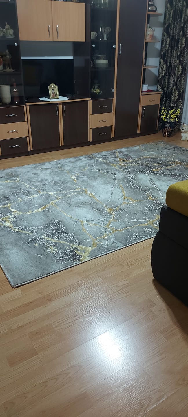 Customer photo review of Covor Eterna Marble Bej/Gold, Living, Dormitor, Modern